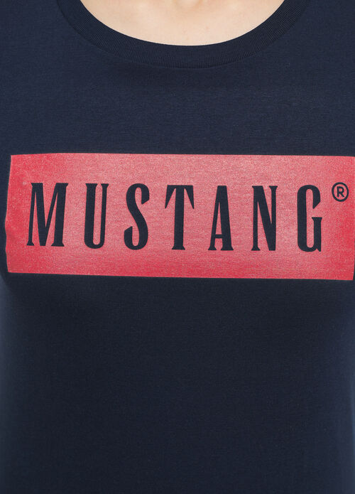 Mustang® Alina C Logo Tee - Blue Nights