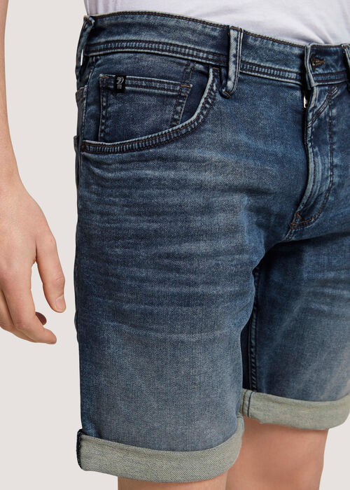 Tom Tailor® Regular Denim Shorts - Used Mid Stone Blue Denim
