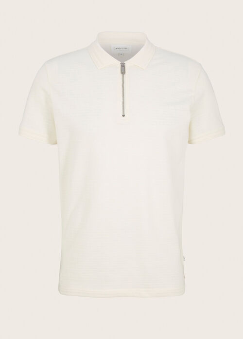 Tom Tailo® Halfzip Polo Shirt - Vanila