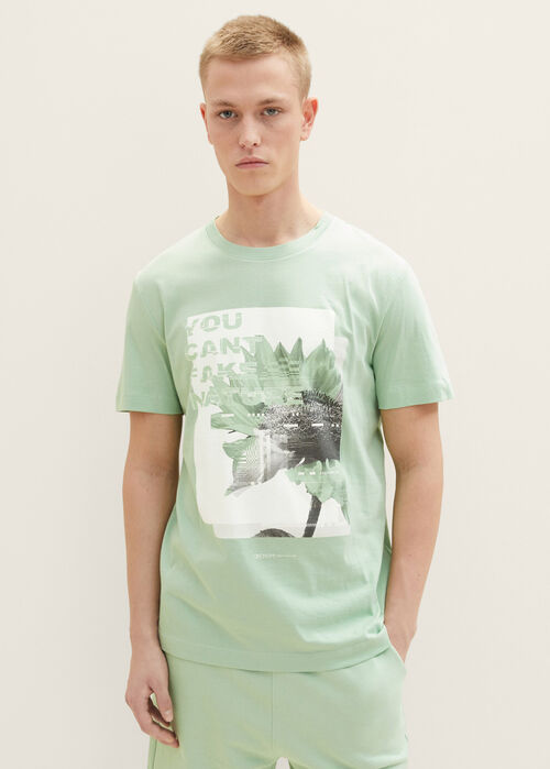 Denim Tom Tailor® Tshirt - Placid Green