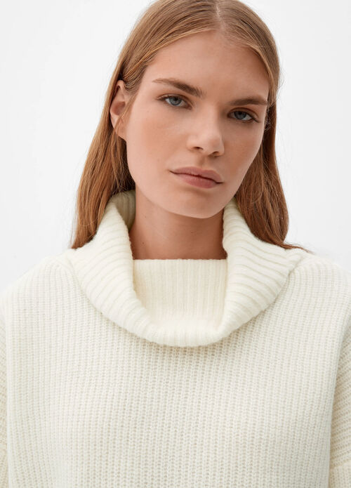 s.Oliver® Wool blend jumper - Ecru