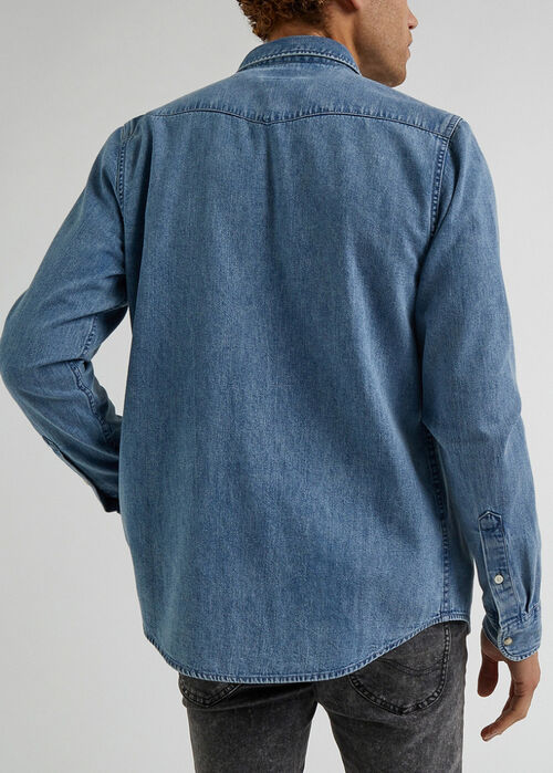 Lee® Regular Western Shirt - Prep Blue