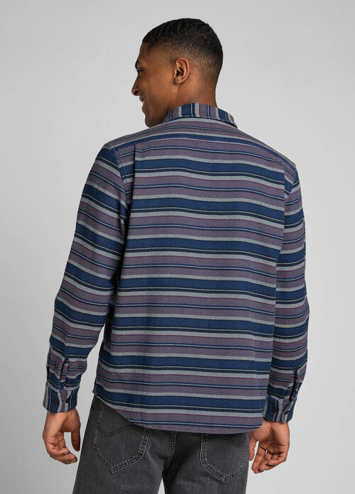 Lee® Worker Shirt - Indigo Stripe