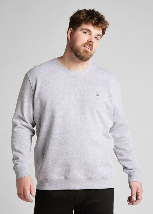 Lee® Crew Sweatshirt - Grey Mele