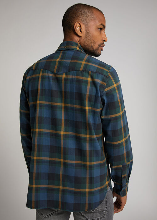 Mustang® Clemens HB Flannel - Check Green