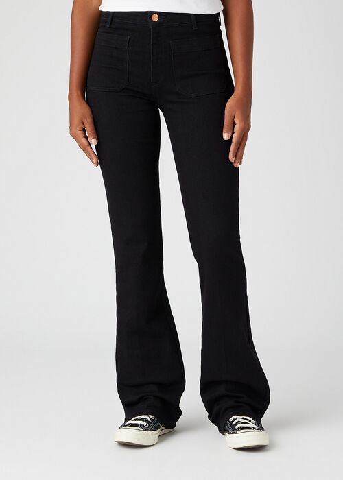 Wrangler® Flare Jeans - Retro Black