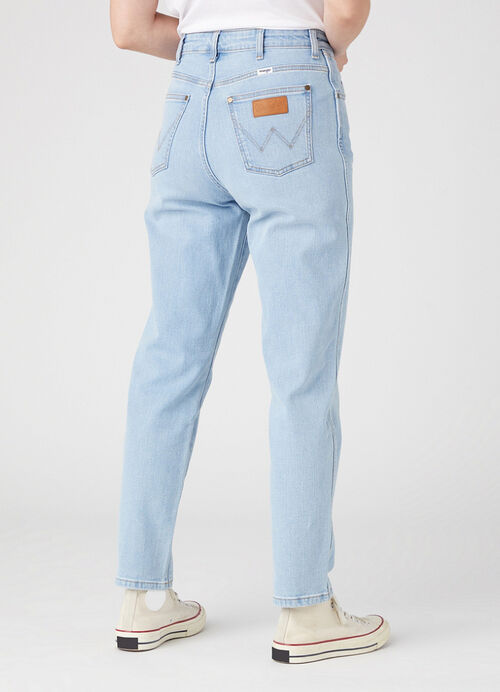 Wrangler® Mom Jeans - Blue Weaves