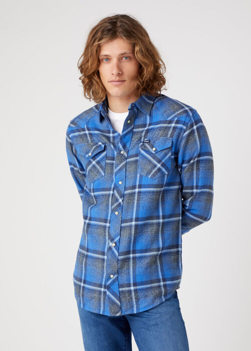 Wrangler® Heritage Shirt - Wrangler Blue Check