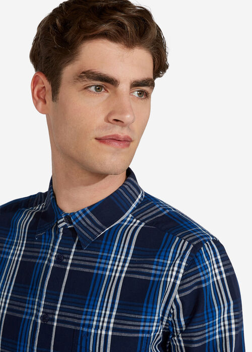 Wrangler® Long Sleeve 1 Pocket Shirt - Wrangler Blue
