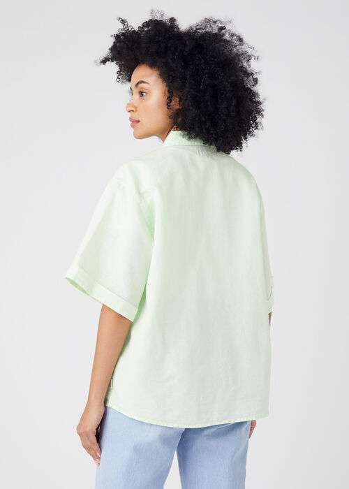 Wrangler® Relaxed Summer Shirt - Seacrest Green
