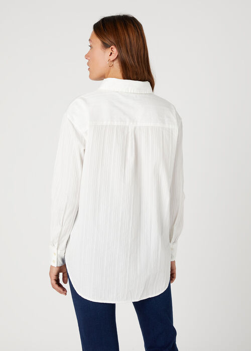 Wrangler® 1 pocket Shirt - Worn White