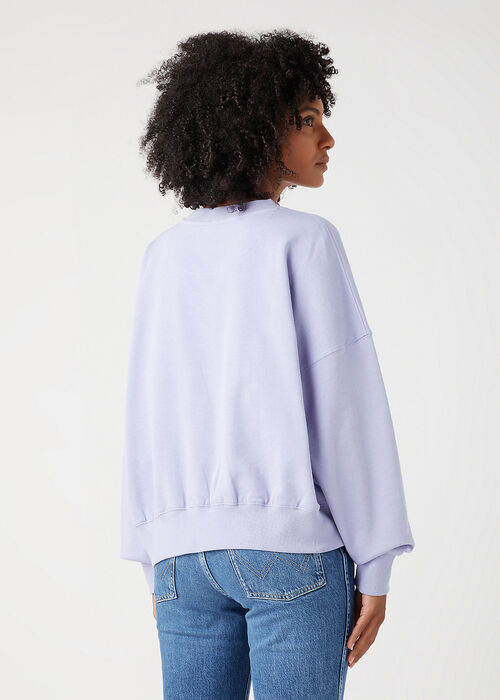 Wrangler® Relaxed Sweatshirt - Sweet Lavend