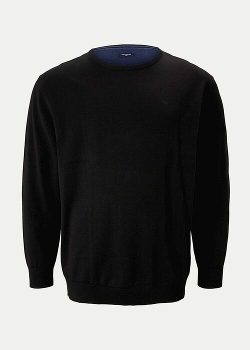 Tom Tailor® Long Sleeve Sweatshirt - Black