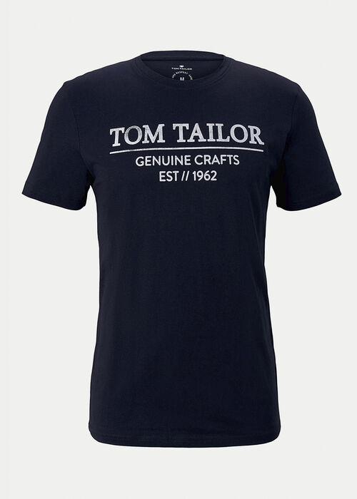 Tom Tailor® T-shirt Logo - Sky Captain Blue